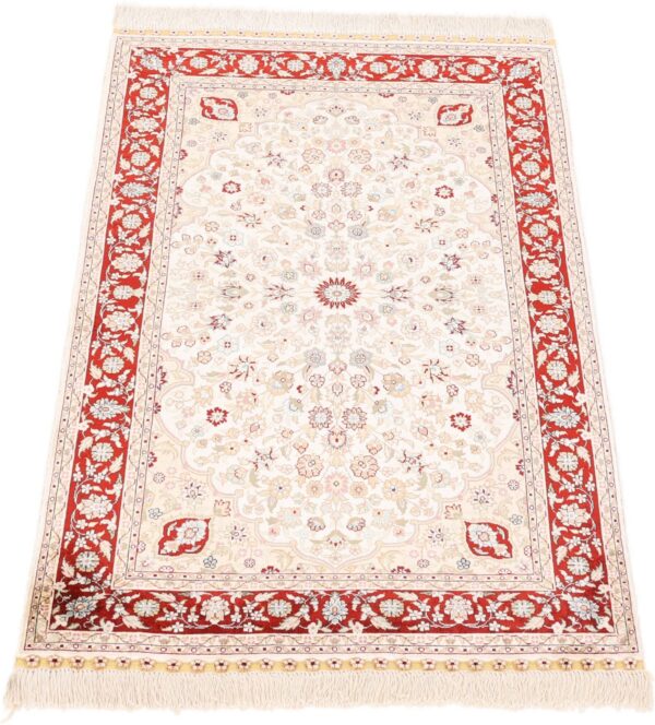 Hereke Oriental Rug 78 × 122 cm, Silk, hand-knotted — view 3