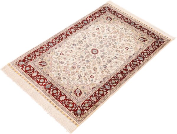Hereke Oriental Rug 78 × 122 cm, Silk, hand-knotted — view 4
