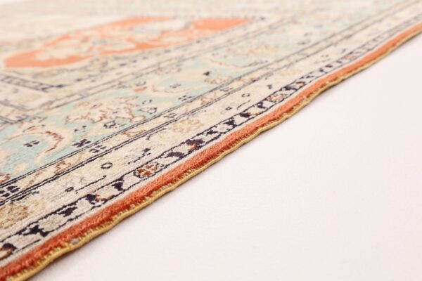 Hereke Oriental Rug 78 × 123 cm, Silk, Multicolor, hand-knotted — view 6