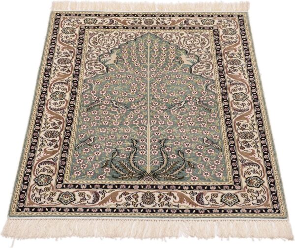 Hereke Oriental Rug 78 × 125 cm, Wool, hand-knotted — view 2