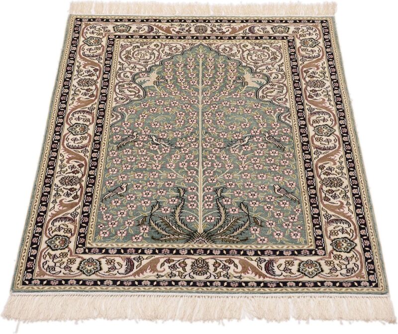 Hereke Oriental Rug 78 × 125 cm, Wool, hand-knotted — view 2