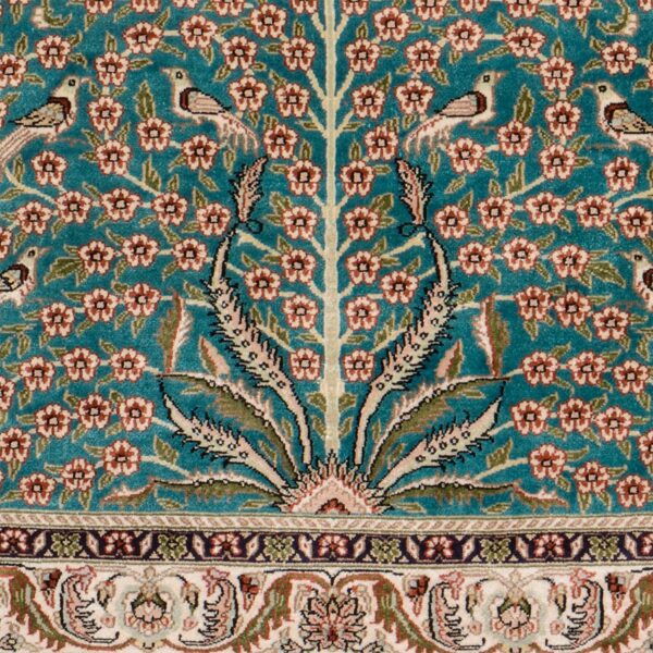 Hereke Oriental Rug 79 × 122 cm, Silk, hand-knotted, exclusive — view 4