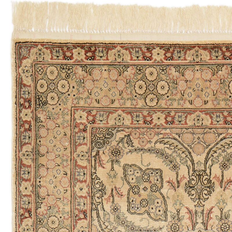 Hereke Oriental Rug 80 × 120 cm, Silk, hand-knotted — view 5