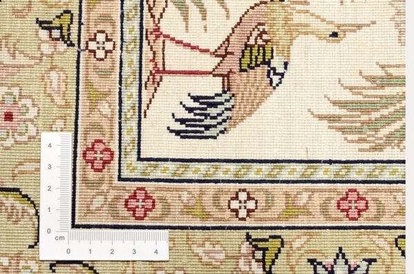 Hereke Oriental Rug 80 × 125 cm, Silk, hand-knotted, exclusive — view 3 Hereke Oriental Rug 80 × 125 cm, Silk, hand-knotted, exclusive — view 3