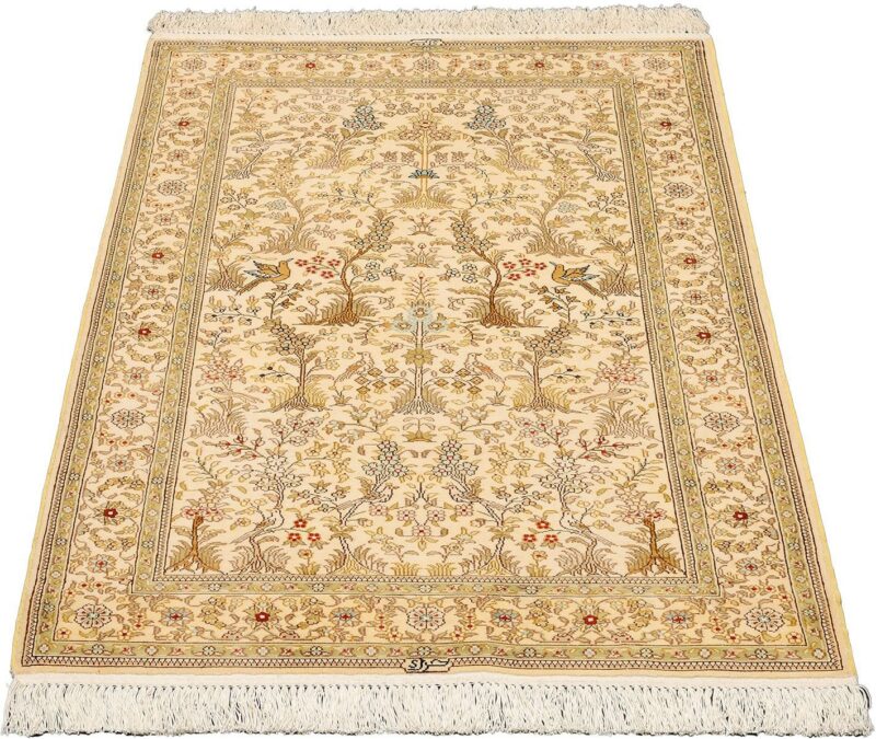 Hereke Oriental Rug 80 × 126 cm, Silk, hand-knotted — view 2
