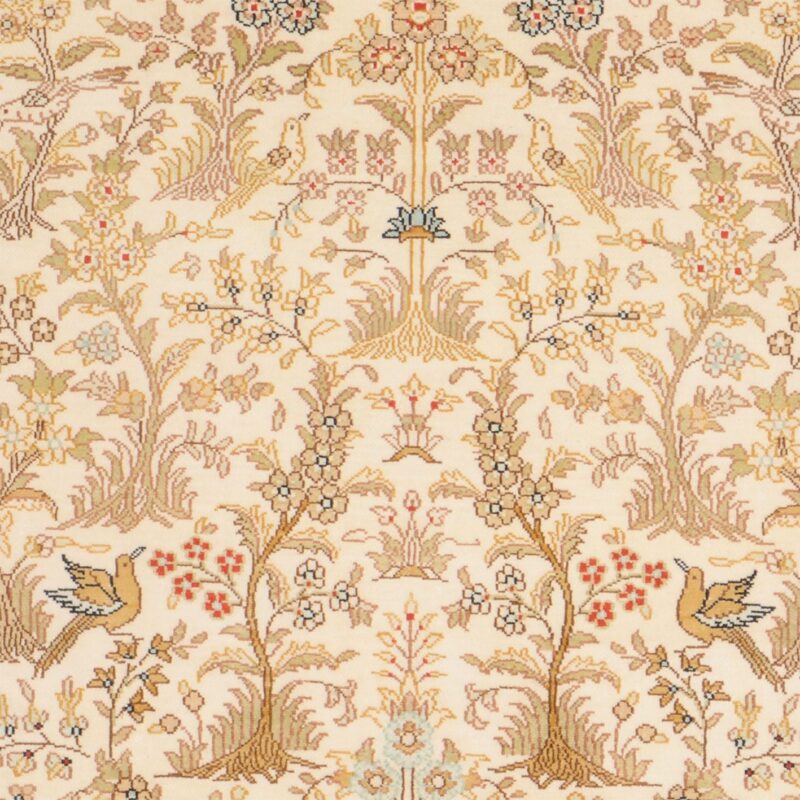 Hereke Oriental Rug 80 × 126 cm, Silk, hand-knotted — view 4