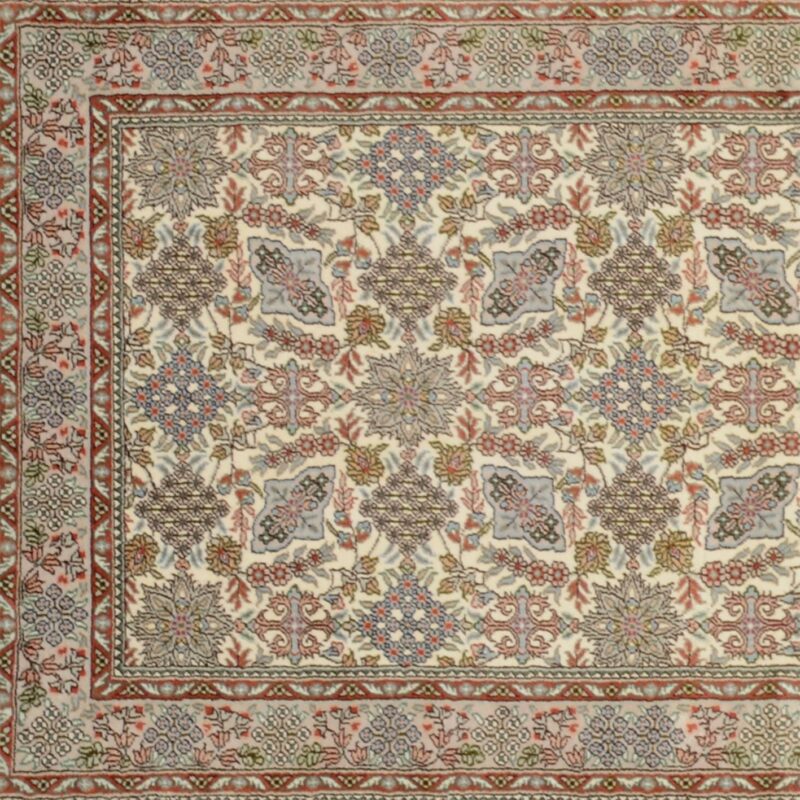 Hereke Oriental Rug 80 × 305 cm, Silk, hand-knotted, exclusive — view 4