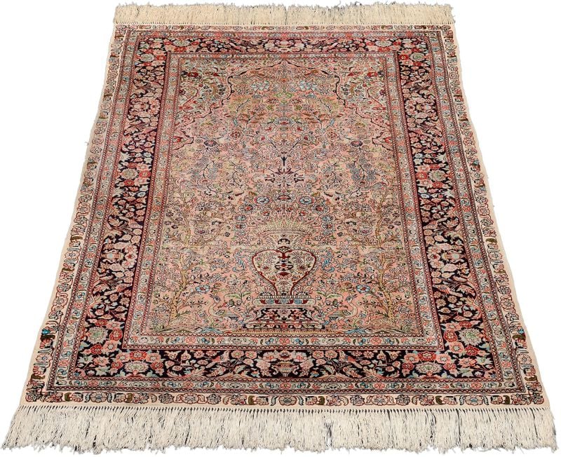 Hereke Oriental Rug 90 × 154 cm, Silk, hand-knotted — view 2