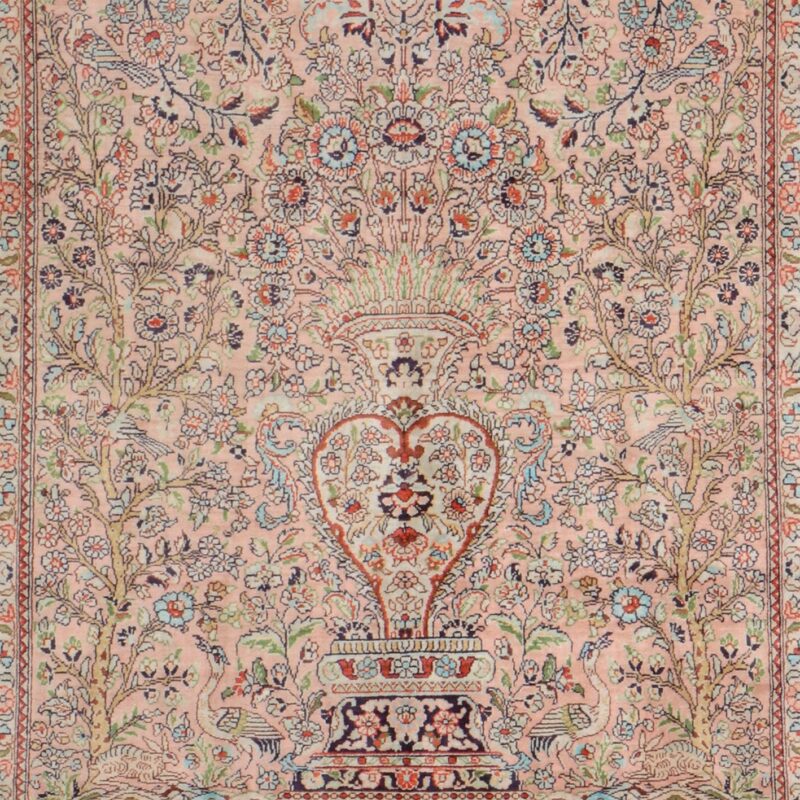 Hereke Oriental Rug 90 × 154 cm, Silk, hand-knotted — view 4