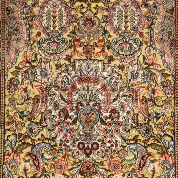Hereke Oriental Rug 91 × 152 cm, Silk, hand-knotted, exclusive — view 4