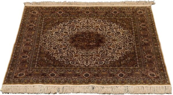 Hereke Oriental Rug 91 × 90 cm, Silk, hand-knotted — view 2