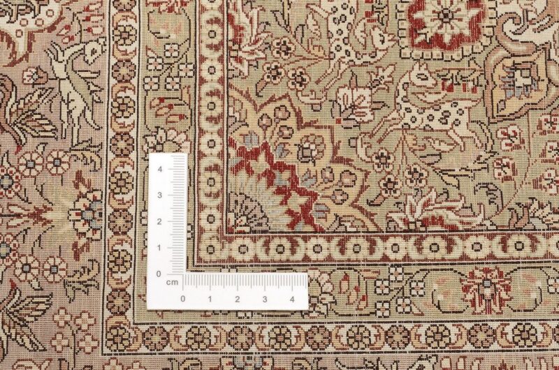 Hereke Oriental Rug 91 × 90 cm, Silk, hand-knotted — view 3