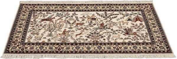 Hereke Oriental Rug 92 × 156 cm, Silk, hand-knotted — view 2