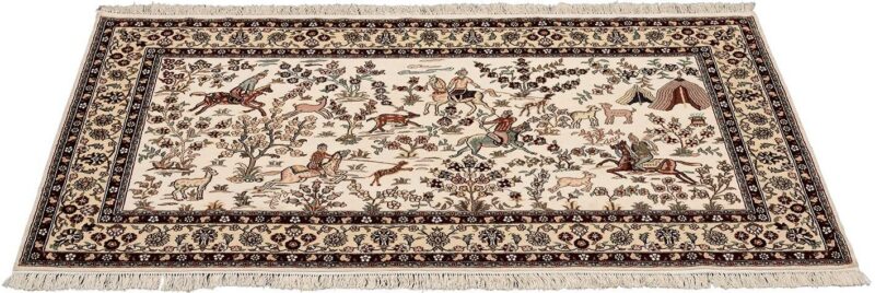 Hereke Oriental Rug 92 × 156 cm, Silk, hand-knotted — view 2