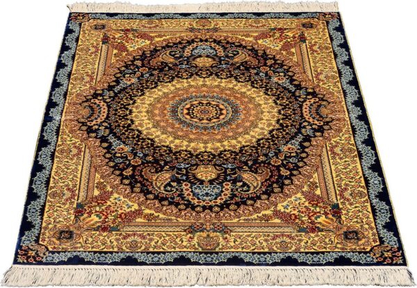 Hereke Oriental Rug 95 × 140 cm, Silk, hand-knotted — view 2