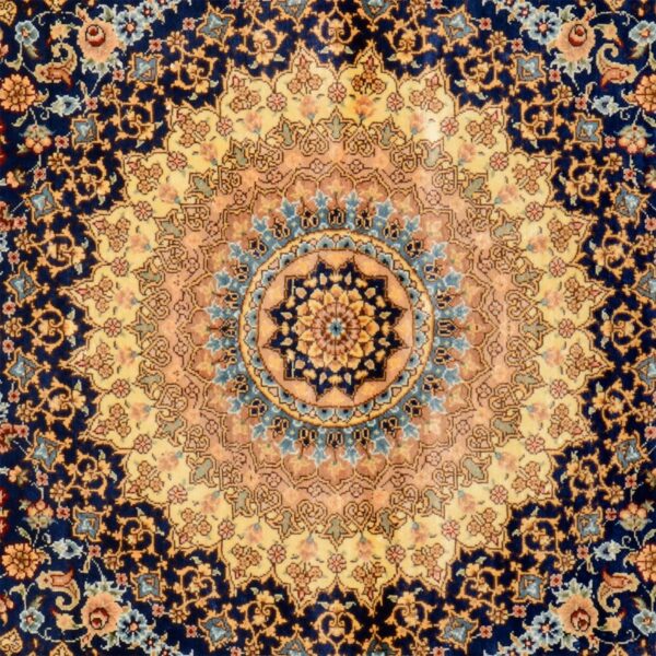Hereke Oriental Rug 95 × 140 cm, Silk, hand-knotted — view 4