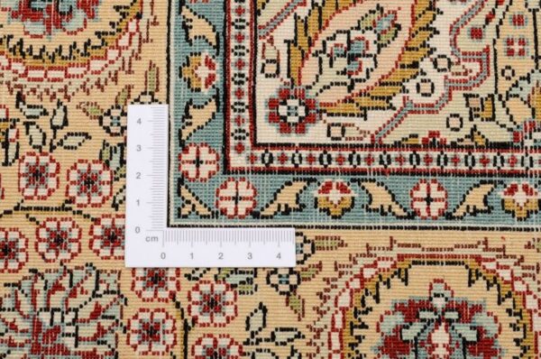 Hereke Oriental Rug 95 × 152 cm, Silk, hand-knotted, fine — view 3