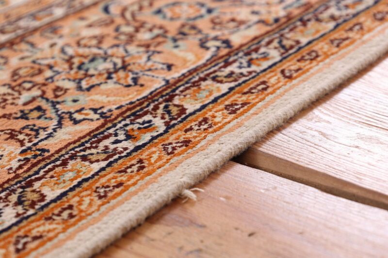 Indian Oriental Rug 124 × 182 cm, Silk, hand-knotted, vintage — view 6