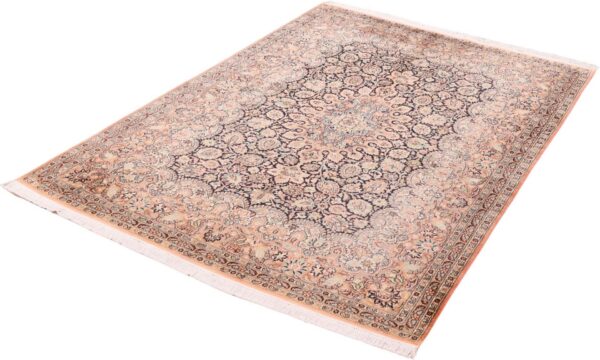Indian Oriental Rug 159 × 218 cm, Silk, hand-knotted, vintage — view 3