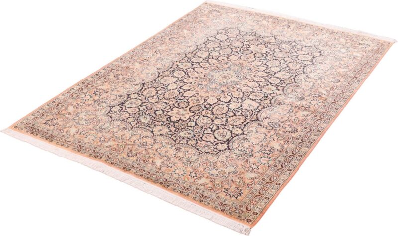 Indian Oriental Rug 159 × 218 cm, Silk, hand-knotted, vintage — view 5