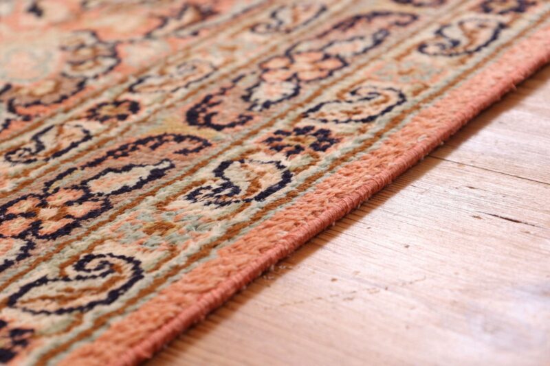 Indian Oriental Rug 159 × 218 cm, Silk, hand-knotted, vintage — view 6