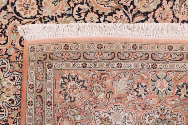 Indian Oriental Rug 159 × 218 cm, Silk, hand-knotted, vintage — view 7
