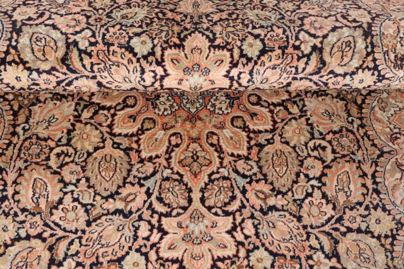 Indian Oriental Rug 159 × 218 cm, Silk, hand-knotted, vintage — view 8