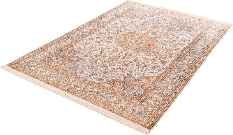 Indian Oriental Rug 170 × 245 cm, Silk, hand-knotted, vintage — view 5