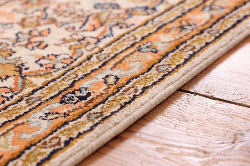 Indian Oriental Rug 170 × 245 cm, Silk, hand-knotted, vintage — view 6