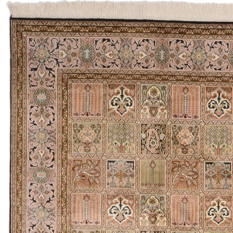 Indian Oriental Rug 187 × 280 cm, Silk, hand-knotted — view 6