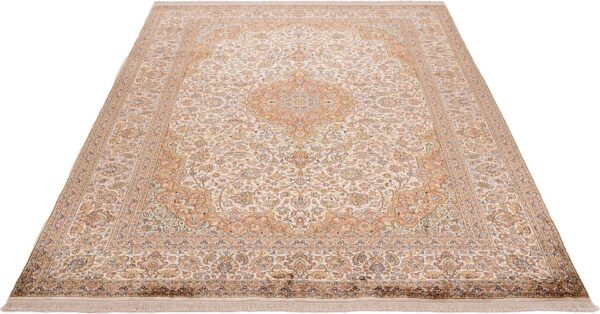 Indian Oriental Rug 218 × 307 cm, Silk, hand-knotted — view 3