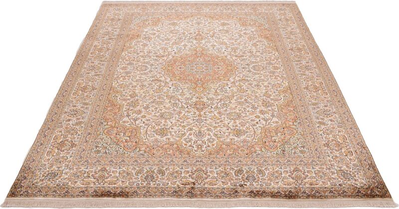 Indian Oriental Rug 218 × 307 cm, Silk, hand-knotted — view 3