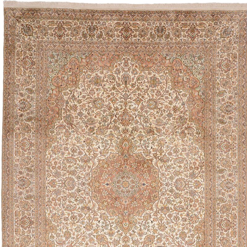 Indian Oriental Rug 218 × 307 cm, Silk, hand-knotted — view 7