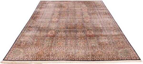 Indian Oriental Rug 243 × 339 cm, Silk, hand-knotted, vintage — view 2