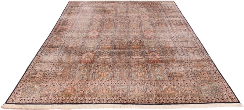 Indian Oriental Rug 243 × 339 cm, Silk, hand-knotted, vintage — view 2
