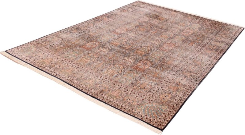 Indian Oriental Rug 243 × 339 cm, Silk, hand-knotted, vintage — view 3