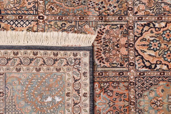 Indian Oriental Rug 243 × 339 cm, Silk, hand-knotted, vintage — view 7