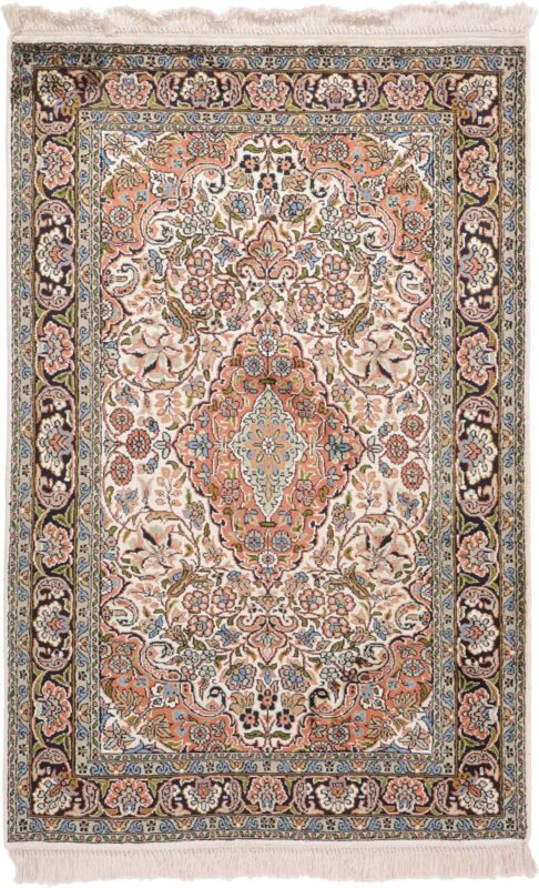 Indian Oriental Rug 79 × 121 cm, Silk, hand-knotted