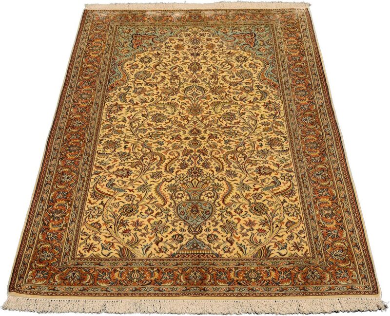Indian Oriental Rug 94 × 160 cm, Silk, hand-knotted, exclusive — view 2