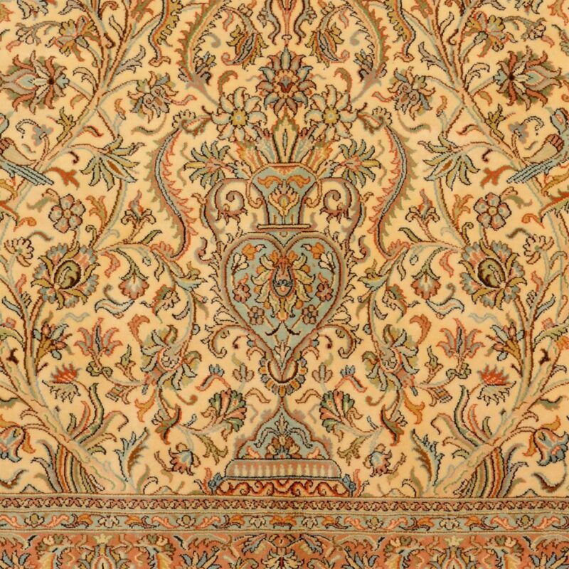 Indian Oriental Rug 94 × 160 cm, Silk, hand-knotted, exclusive — view 4
