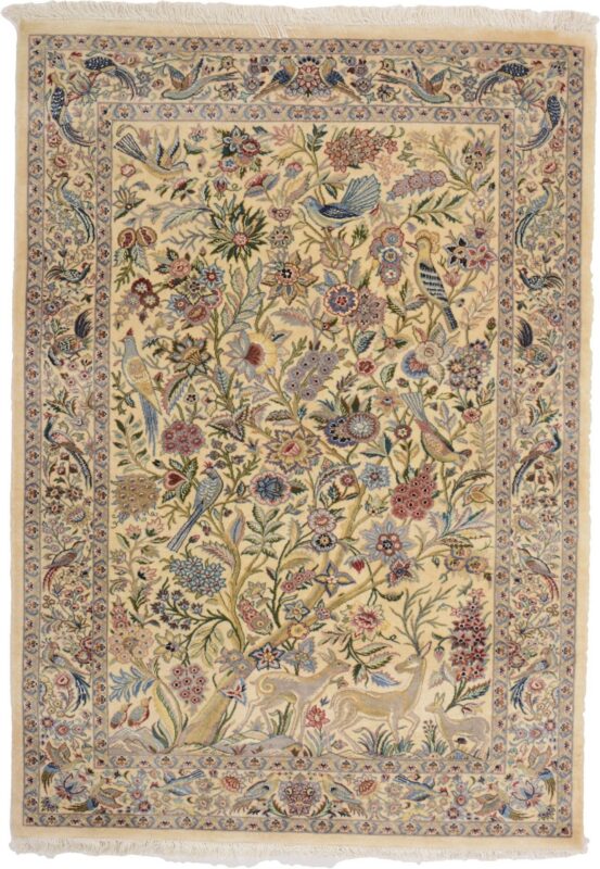 Isfahan Oriental Rug 124 × 175 cm, Wool, hand-knotted Isfahan Oriental Rug 124 × 175 cm, Wool, hand-knotted