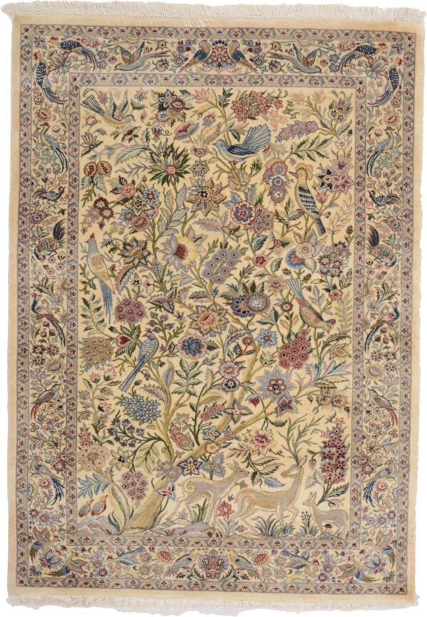 Isfahan Oriental Rug 124 × 175 cm, Wool, hand-knotted Isfahan Oriental Rug 124 × 175 cm, Wool, hand-knotted