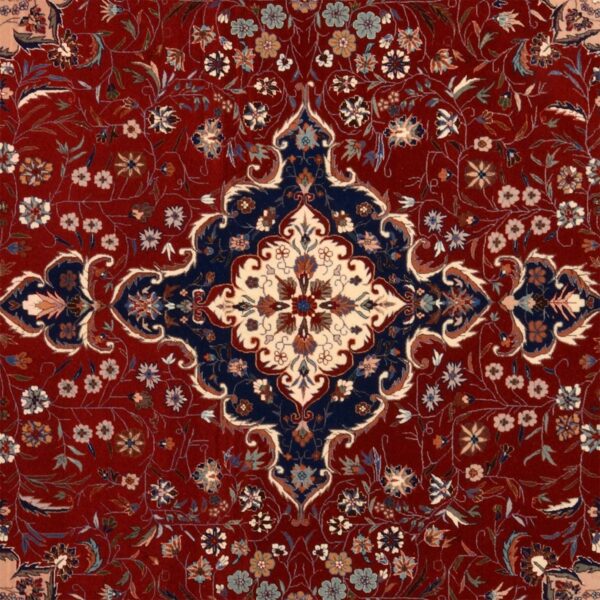 Isfahan Oriental Rug 250 × 250 cm, Wool, hand-knotted — view 4 Isfahan Oriental Rug 250 × 250 cm, Wool, hand-knotted — view 4