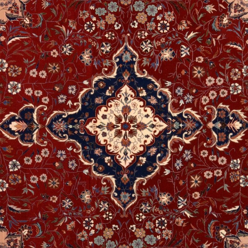 Isfahan Oriental Rug 250 × 250 cm, Wool, hand-knotted — view 4 Isfahan Oriental Rug 250 × 250 cm, Wool, hand-knotted — view 4