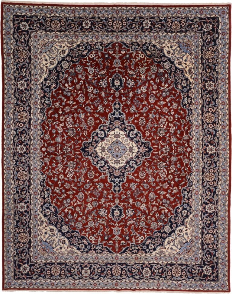 Isfahan Oriental Rug 250 × 313 cm, Wool, hand-knotted