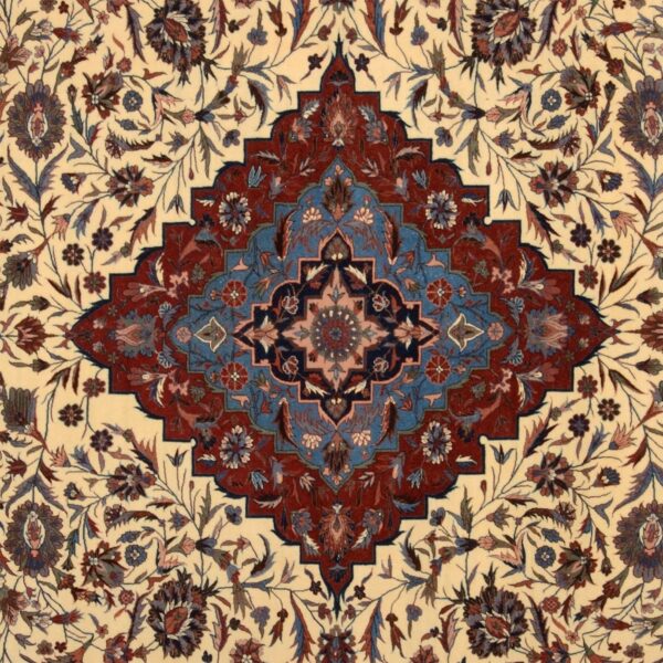 Isfahan Oriental Rug 278 × 368 cm, Wool, hand-knotted, fine — view 4