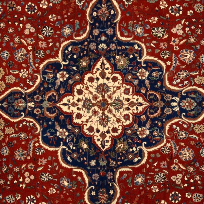 Isfahan Oriental Rug 282 × 378 cm, Wool, hand-knotted — view 4