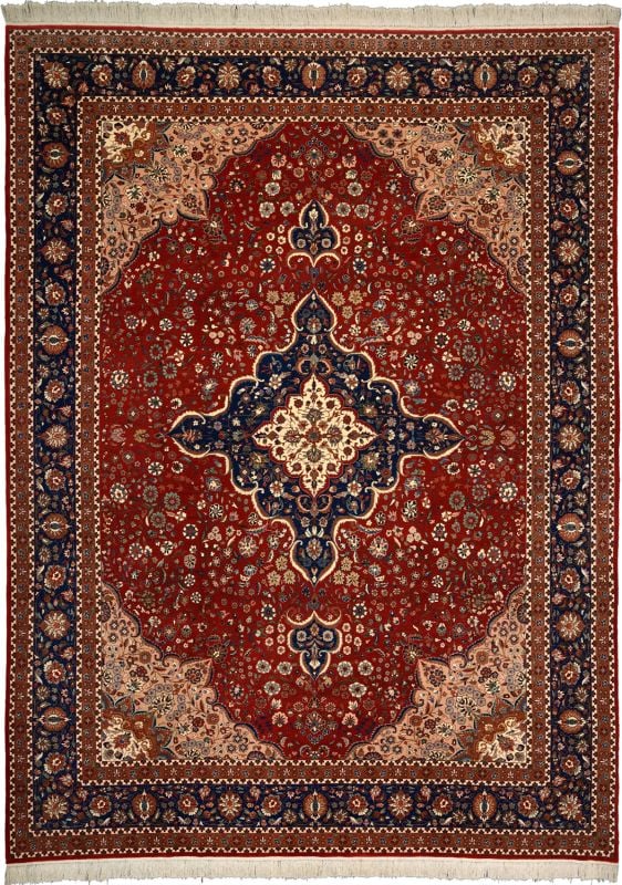 Isfahan Oriental Rug 282 × 378 cm, Wool, hand-knotted