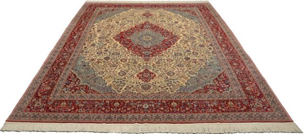 Isfahan Oriental Rug 284 × 367 cm, Wool, hand-knotted — view 2