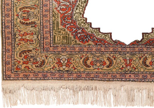 Kayseri Oriental Rug 117 × 178 cm, Silk, hand-knotted, antique — view 5